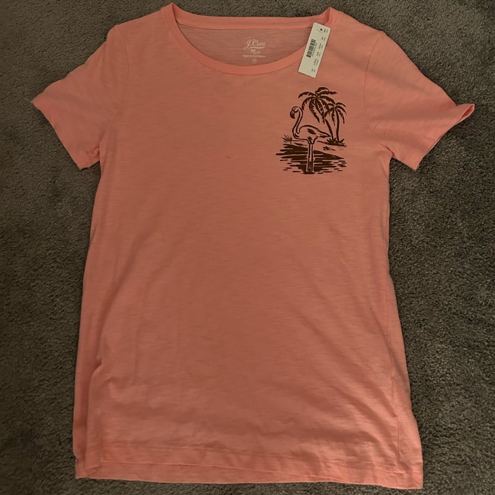J.Crew flamingo estate graphic tee